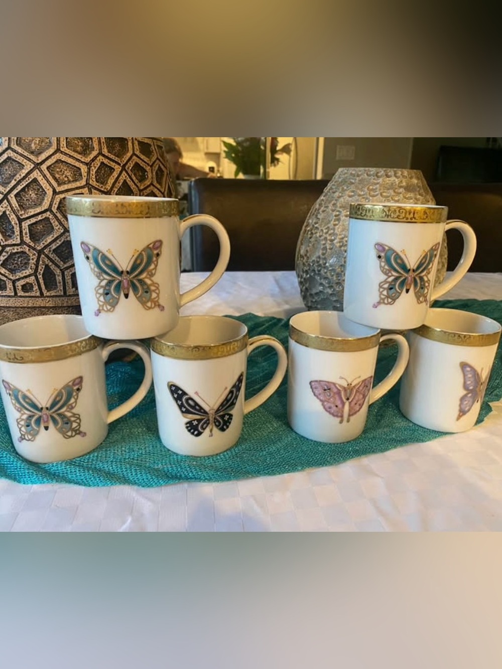 Butterfly Mugs - Picture 2 of 6
